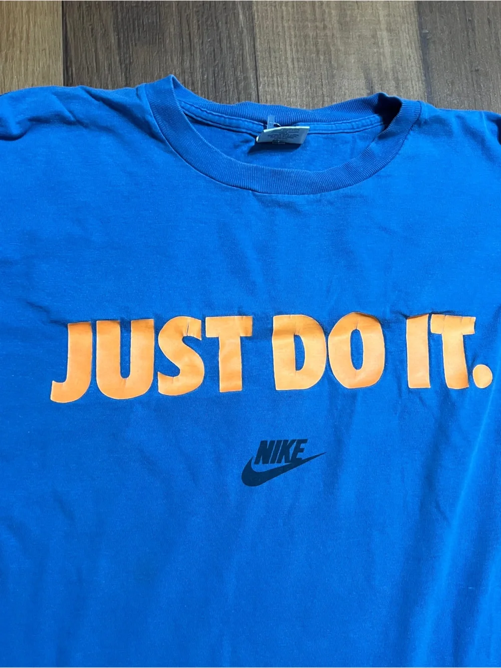Vintage Nike T shirt Men’s Size Large Just Do It Long Sleeve 80s Made In USA